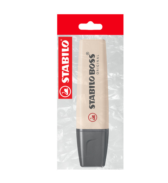 Resaltador, Boss, Punta Biselada 2.0-5.0 mm, Colores de Naturaleza, Beige, Pack x 1 Und.